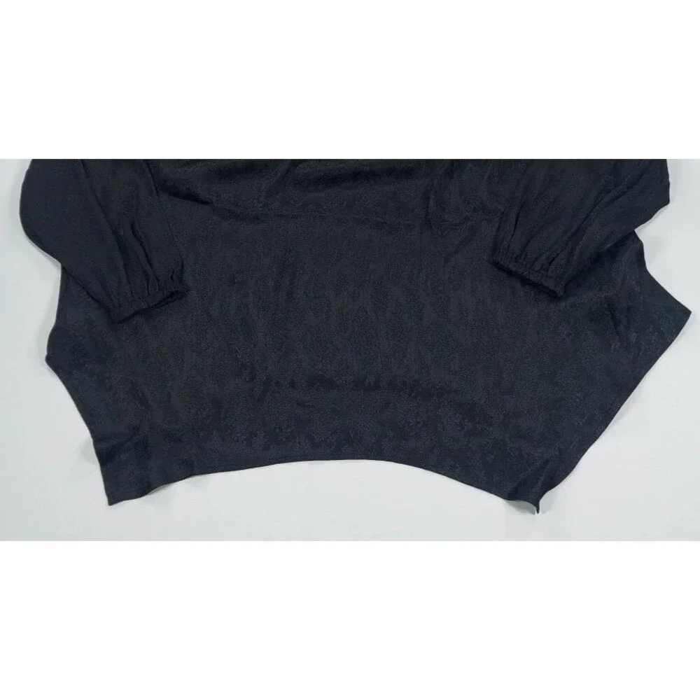 MICHAEL Michael Kors Womens Plus Size 0X Black Off Shoulder Blouse Top NWT